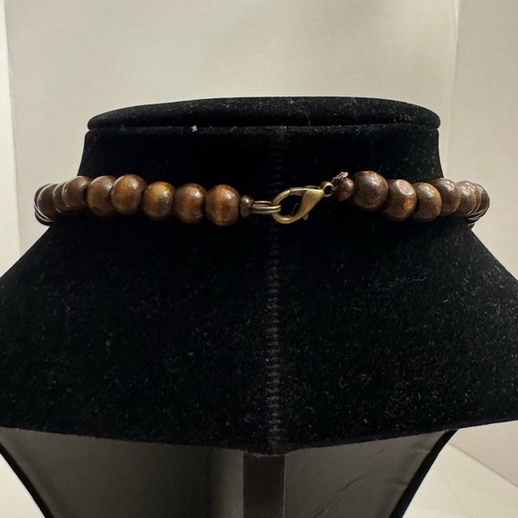 Beaded Statement Necklace African Necklace Boho Ethnic Tribal Pendant Jewelry - Picture 8 of 16